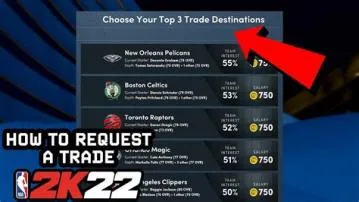 Can you trade teams in 2k22?