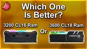 Is cl18 3600 faster than cl16 3200?