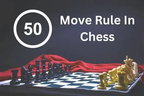 Why is there a 50 move rule in chess