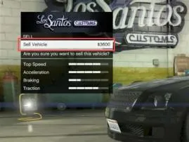 Can you sell cars on gta 5?