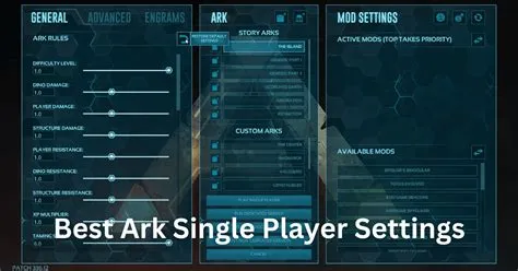 What is the point of ark single player