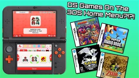 Can you play regular nintendo games on a 3ds