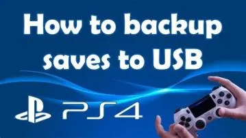 Can you copy ps4 saves to usb?