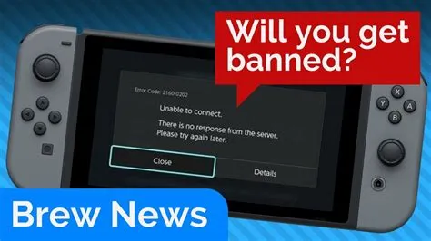How are nintendo switches banned
