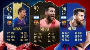 Is messi 99 rated?