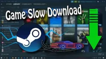 Why do my games download so slow when i have fast internet?