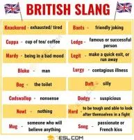 What is slang for london?