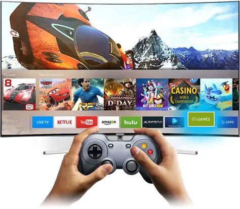 Can we play games on smart tv without gamepad