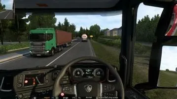 How to avoid headlight usage offence in euro truck simulator 2?