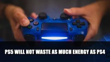 Does ps5 waste electricity?
