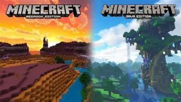 How to tell the difference between minecraft java and bedrock?