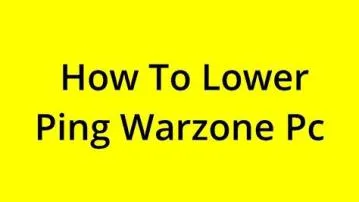 How do i get a low ping lobby in warzone?