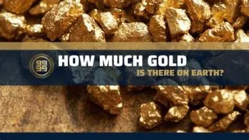 Is earth rich in gold?