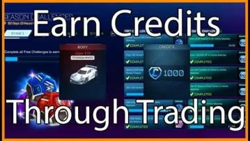 Do you need 500 credits to trade in rocket league?