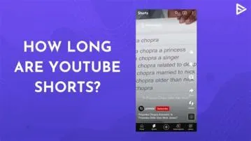 How long can a youtube short be?