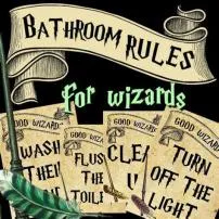 How do wizards go to the bathroom?