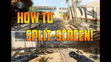 How do you play local split-screen on black ops 3?