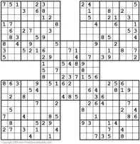 What is the digit rule in samurai sudoku?