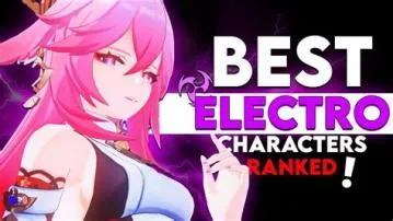 Which character is best against electro?