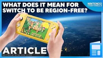 Are switch consoles region free?