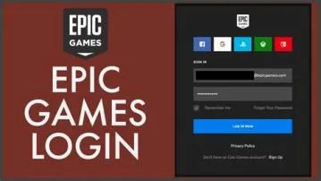 How do i log into epic games with id?