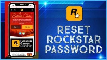 Does rockstar reset your password?