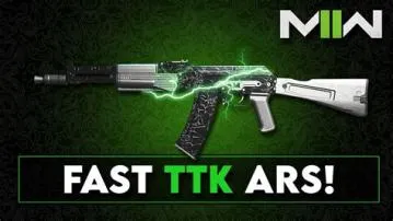 What is the fastest ttk assault rifles in mw2?
