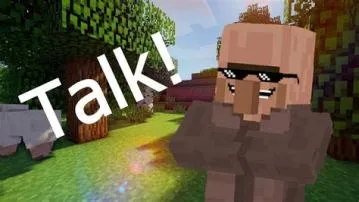 Why is someone talking in minecraft?