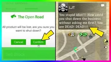 What happens if i shut down business in gta 5 online?