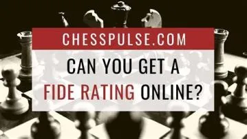 Can you lose your fide rating?