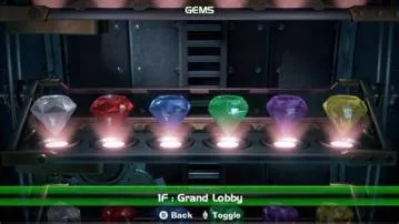 What happens if you get all the gems luigi?