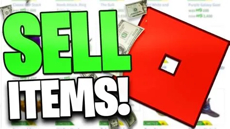 Is it illegal to sell roblox items for money