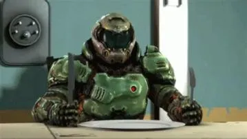 Does the doom slayer need to eat?