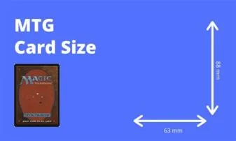 What is the size of magic card?