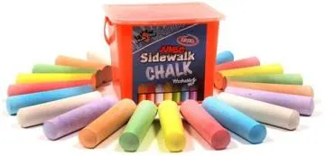 What are the different colors of chalk lines for?