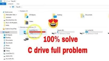 What happens when c drive is full?