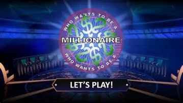 What type of game is who wants to be a millionaire?