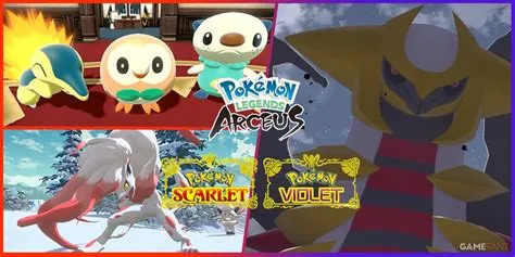 Can you transfer pokémon between arceus and violet