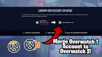 Does merging overwatch accounts transfer skins?