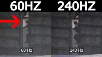 Is there a big difference between 60hz and 240hz?