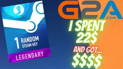 How does g2a get its keys