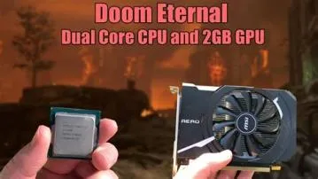 Can i run doom eternal without graphics card?