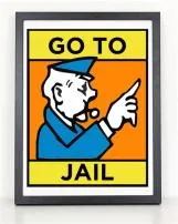 What is jail vs just visiting in monopoly?