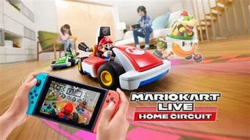 Can you play mario kart live home circuit on carpet?