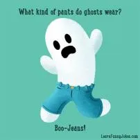 Why does the guy on ghost not wear pants?