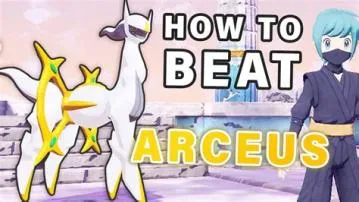 Who beat arceus?