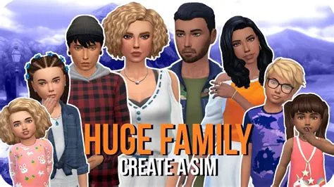 Can you play as two families in sims 4