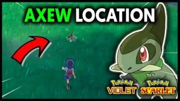 Will axew be in pokemon scarlet and violet?