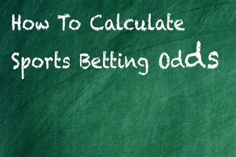 How do you calculate sports odds ratio