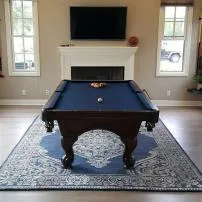 Can a pool table be on carpet?